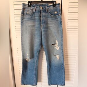 RAG & BONE Maya High Rise Ankle Straight Jeans